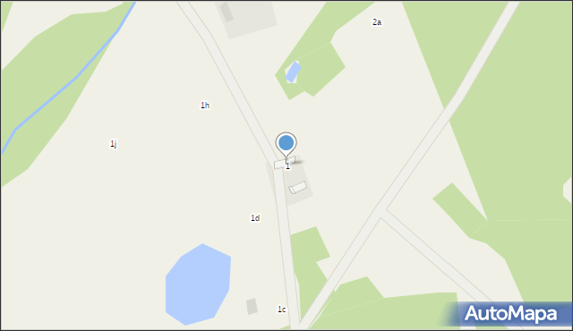 Orłowo, Orłowo, 1, mapa Orłowo