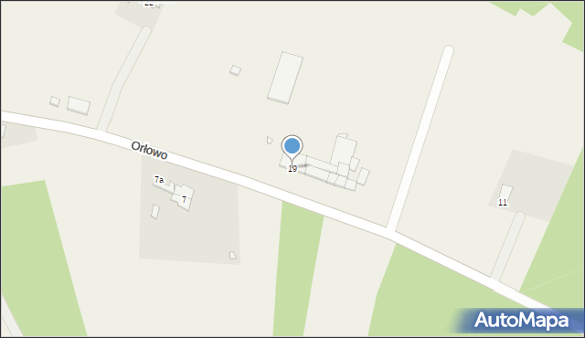 Orłowo, Orłowo, 19, mapa Orłowo