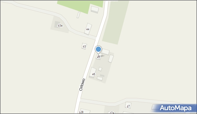 Orłowo, Orłowo, 45, mapa Orłowo