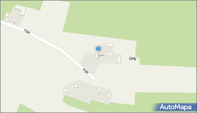 Orły, Orły, 3, mapa Orły