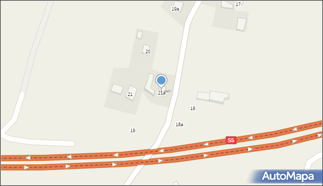 Ornowo, Ornowo, 21a, mapa Ornowo