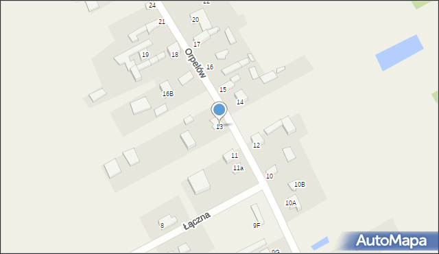 Orpelów, Orpelów, 13, mapa Orpelów