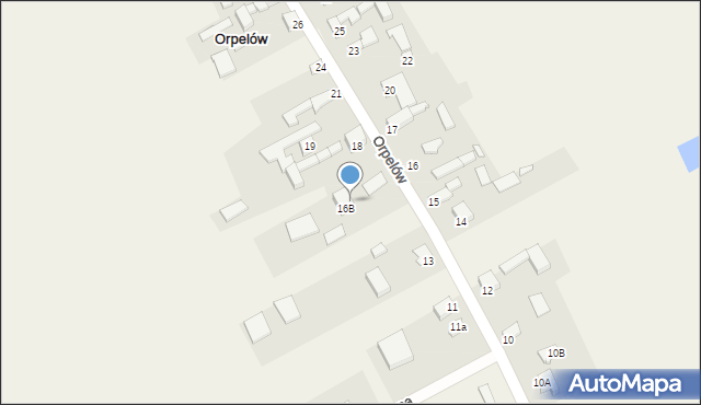 Orpelów, Orpelów, 16a, mapa Orpelów