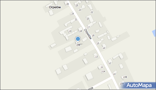 Orpelów, Orpelów, 16B, mapa Orpelów