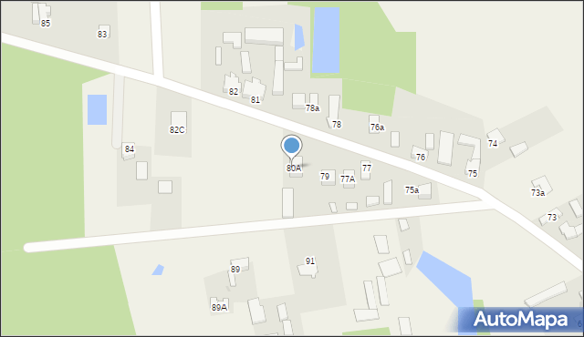Orpelów, Orpelów, 80A, mapa Orpelów