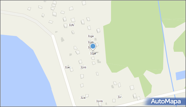 Orzechów-Kolonia, Orzechów-Kolonia, 31ge, mapa Orzechów-Kolonia