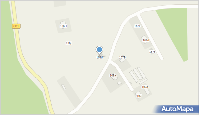 Orzechowce, Orzechowce, 168d, mapa Orzechowce