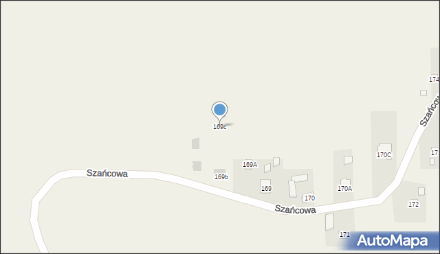 Orzechowce, Orzechowce, 169c, mapa Orzechowce