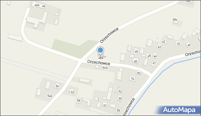 Orzechowce, Orzechowce, 48a, mapa Orzechowce