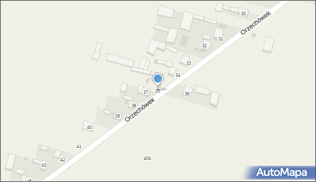 Orzechówek, Orzechówek, 35, mapa Orzechówek