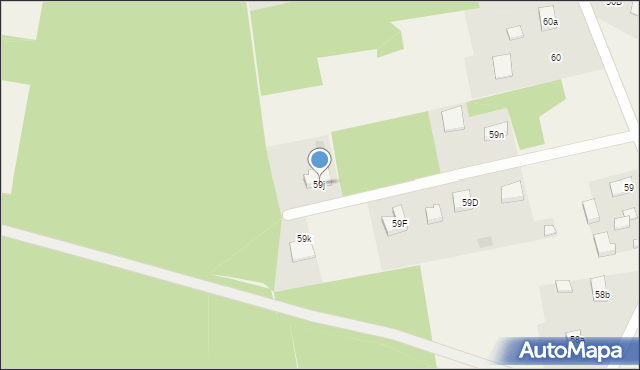 Orzechówek, Orzechówek, 59j, mapa Orzechówek