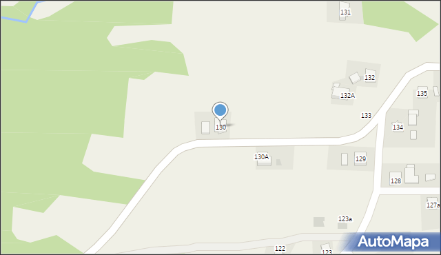 Orzechówka, Orzechówka, 130, mapa Orzechówka