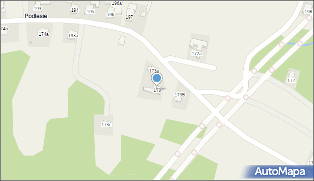Orzechówka, Orzechówka, 173, mapa Orzechówka