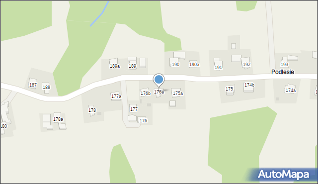 Orzechówka, Orzechówka, 176a, mapa Orzechówka