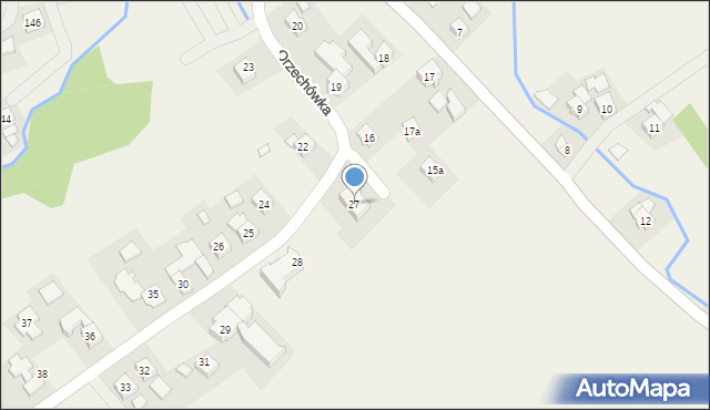 Orzechówka, Orzechówka, 27, mapa Orzechówka