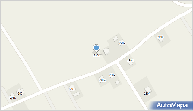 Orzechówka, Orzechówka, 290c, mapa Orzechówka