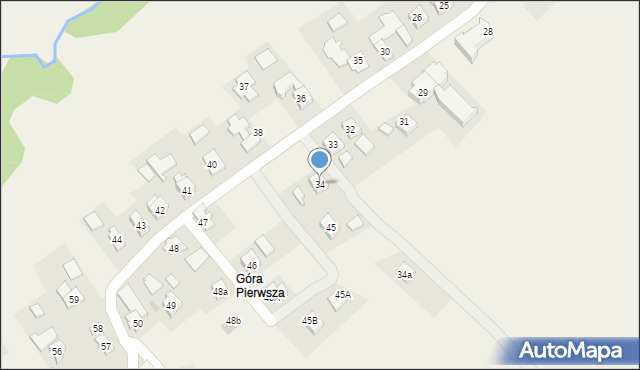 Orzechówka, Orzechówka, 34, mapa Orzechówka