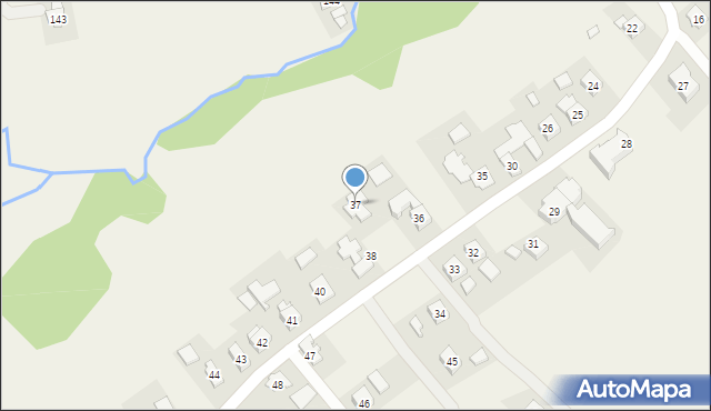 Orzechówka, Orzechówka, 37, mapa Orzechówka