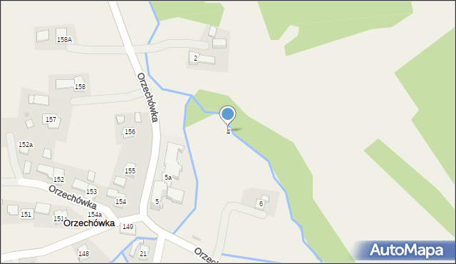 Orzechówka, Orzechówka, 4, mapa Orzechówka