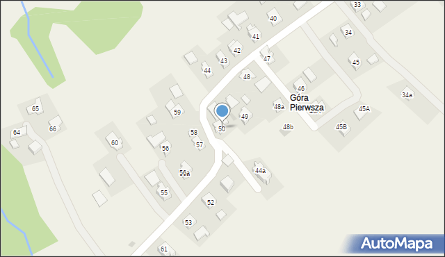 Orzechówka, Orzechówka, 50, mapa Orzechówka