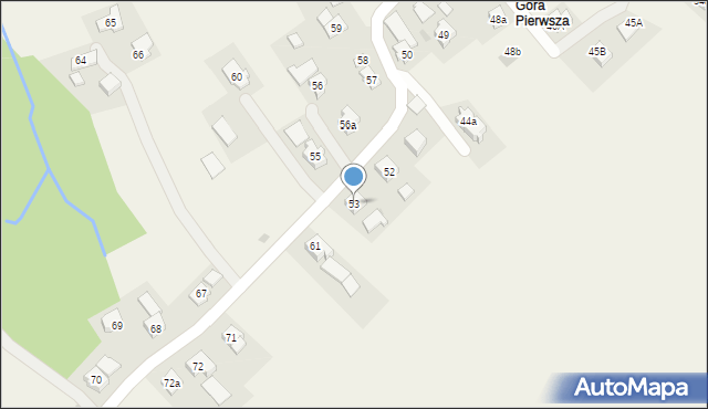 Orzechówka, Orzechówka, 53, mapa Orzechówka