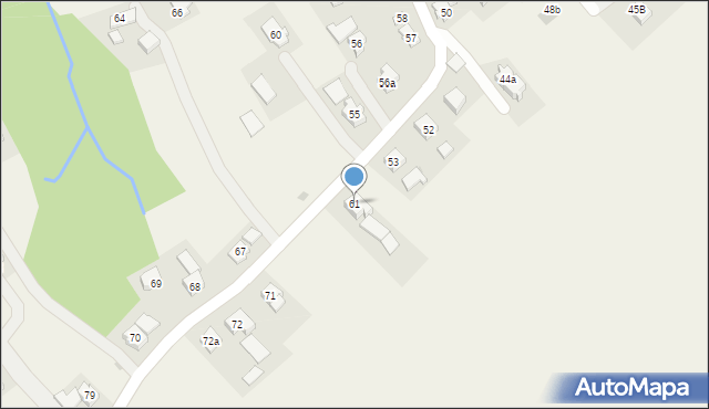 Orzechówka, Orzechówka, 61, mapa Orzechówka