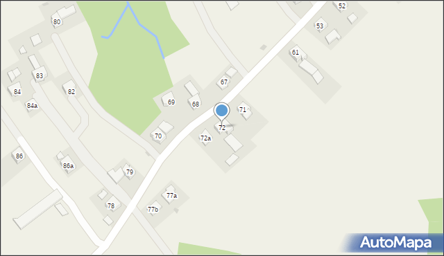 Orzechówka, Orzechówka, 72, mapa Orzechówka