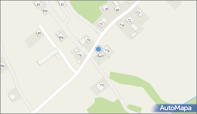 Orzechówka, Orzechówka, 77b, mapa Orzechówka