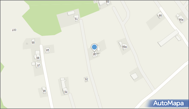 Orzechówka, Orzechówka, 90, mapa Orzechówka