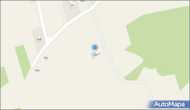 Orzechówka, Orzechówka, 93d, mapa Orzechówka