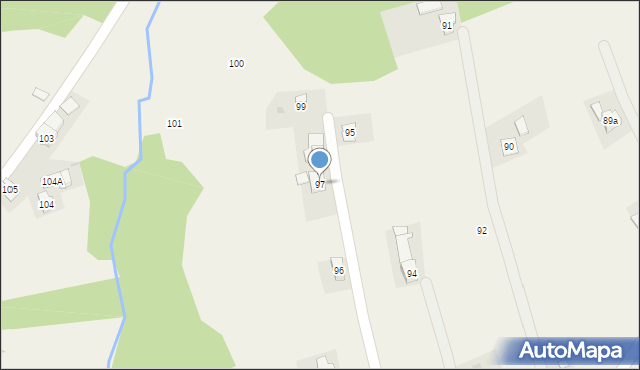 Orzechówka, Orzechówka, 97, mapa Orzechówka