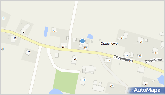 Orzechowo, Orzechowo, 27a, mapa Orzechowo