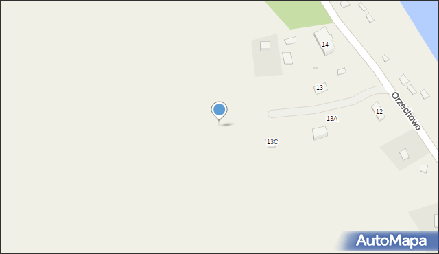 Orzechowo, Orzechowo, 13e, mapa Orzechowo
