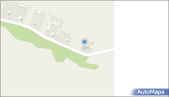 Orzelec Duży, Orzelec Duży, 10, mapa Orzelec Duży