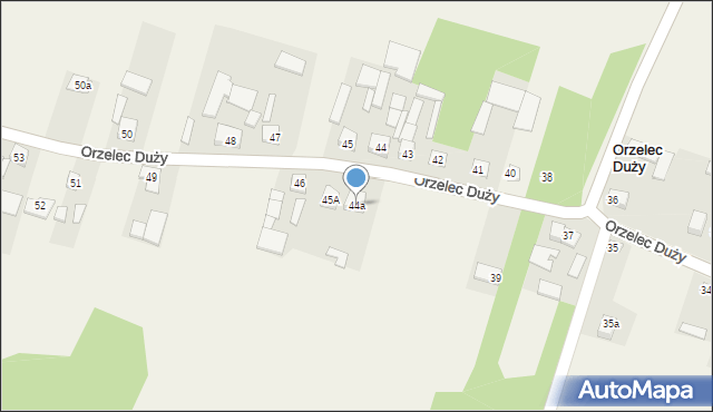 Orzelec Duży, Orzelec Duży, 44a, mapa Orzelec Duży