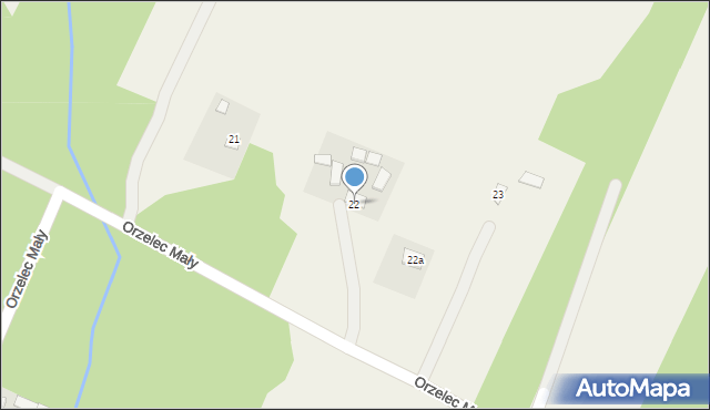 Orzelec Mały, Orzelec Mały, 22, mapa Orzelec Mały