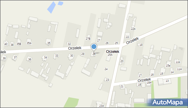 Orzełek, Orzełek, 28, mapa Orzełek