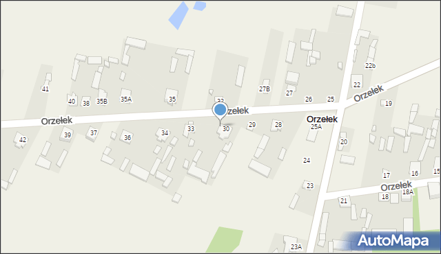 Orzełek, Orzełek, 31, mapa Orzełek