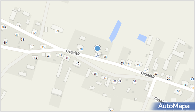 Orzełek, Orzełek, 27, mapa Orzełek