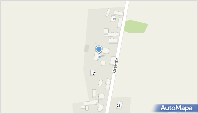 Orzesze, Orzesze, 18, mapa Orzesze