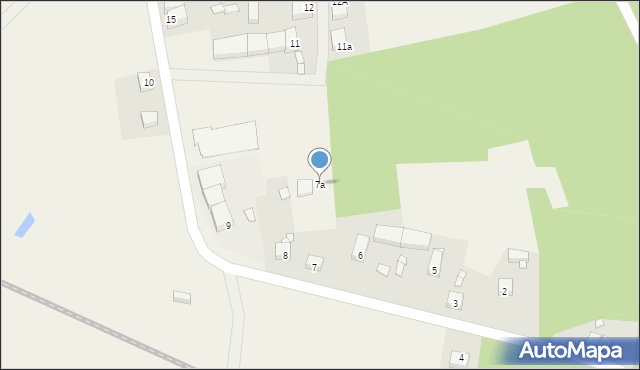 Orzeszków, Orzeszków, 7a, mapa Orzeszków