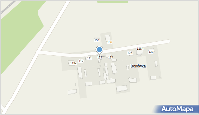 Orzeszkowo, Orzeszkowo, 123, mapa Orzeszkowo