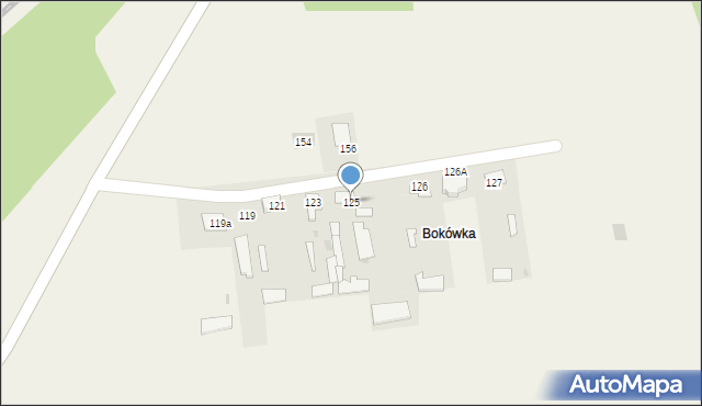 Orzeszkowo, Orzeszkowo, 125, mapa Orzeszkowo