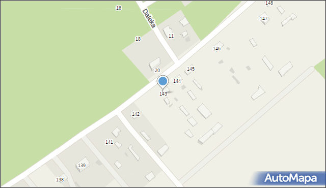 Orzeszkowo, Orzeszkowo, 143, mapa Orzeszkowo