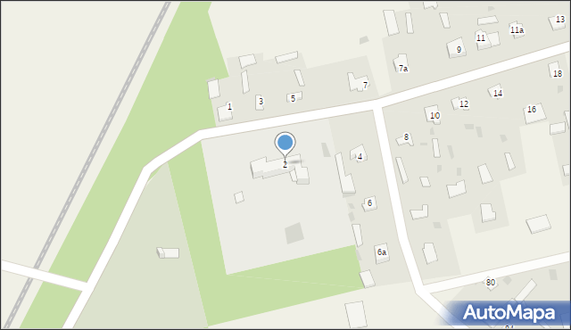 Orzeszkowo, Orzeszkowo, 2, mapa Orzeszkowo