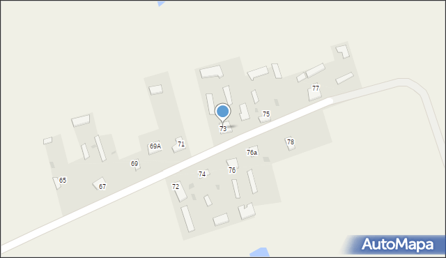 Orzeszkowo, Orzeszkowo, 73, mapa Orzeszkowo