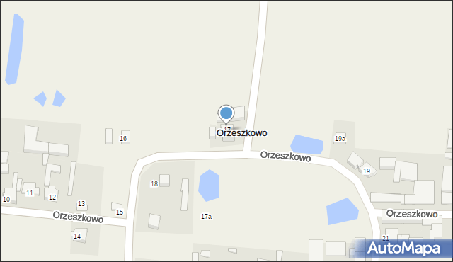 Orzeszkowo, Orzeszkowo, 17, mapa Orzeszkowo