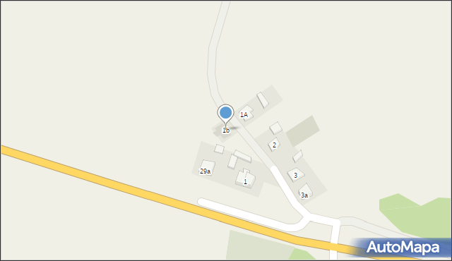 Orzeszkowo, Orzeszkowo, 1b, mapa Orzeszkowo