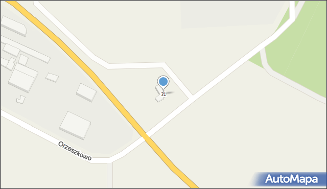 Orzeszkowo, Orzeszkowo, 31, mapa Orzeszkowo