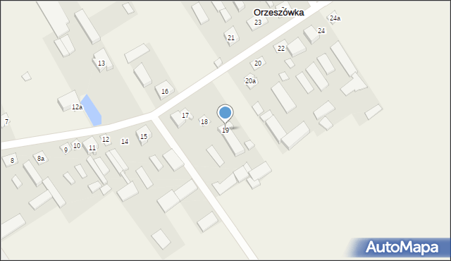 Orzeszówka, Orzeszówka, 19, mapa Orzeszówka